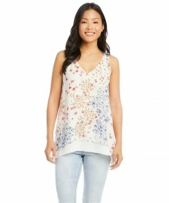Karen Kane Clothing Split Back Tank Top