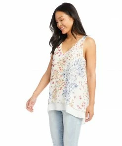 Karen Kane Clothing Split Back Tank Top