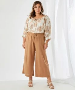 Karen Kane Plus Size Cropped Pants