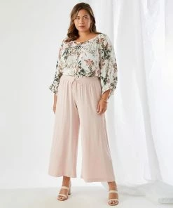 Karen Kane Plus Size Cropped Pants