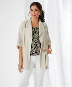 Karen Kane Short Sleeve Jacket