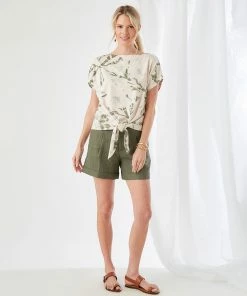 Karen Kane Boatneck Tie-Front Top Clothing