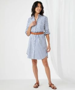 Karen Kane Clothing Stripe Shirtdress