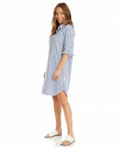 Karen Kane Clothing Stripe Shirtdress