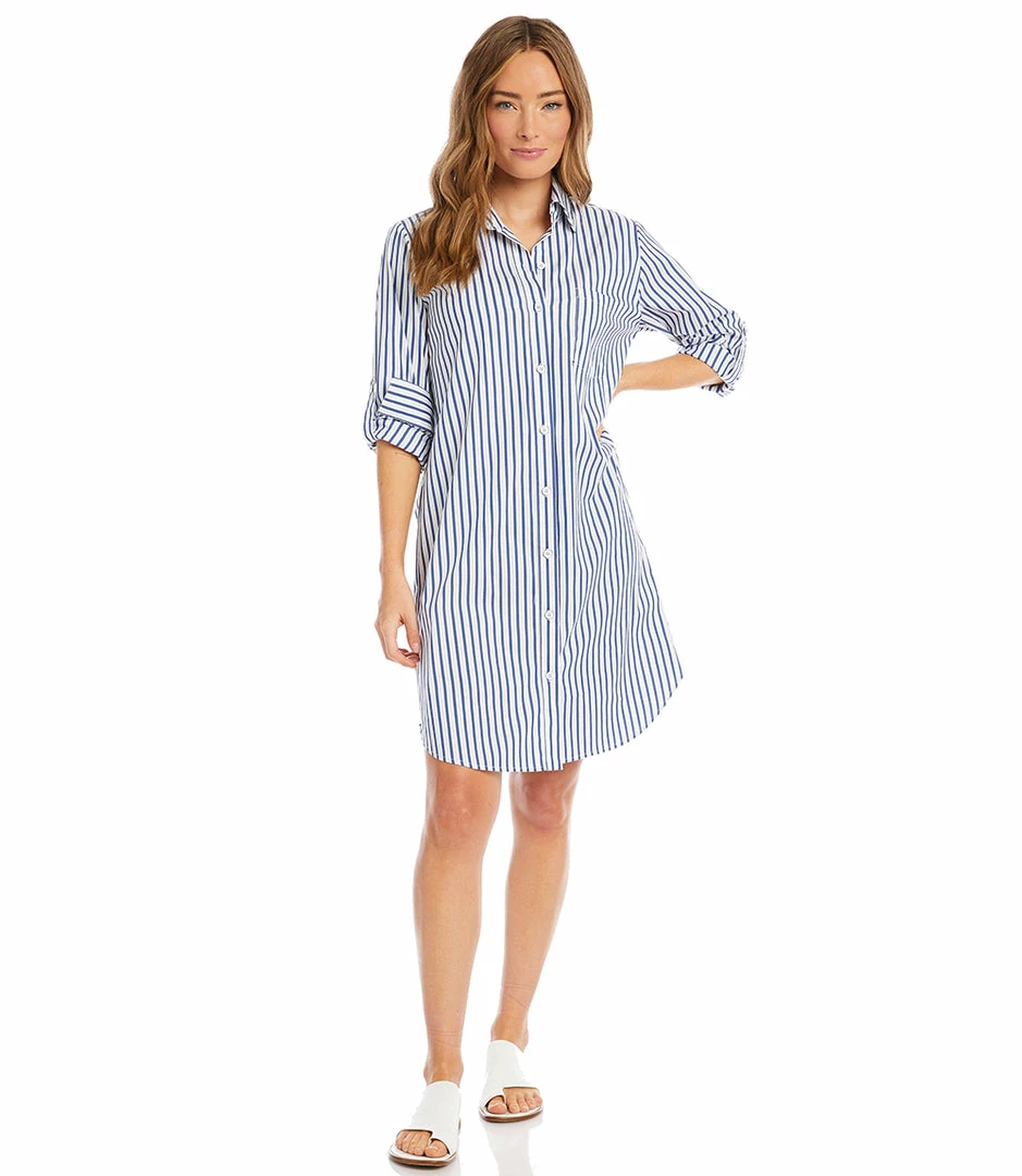 Karen Kane Clothing Stripe Shirtdress