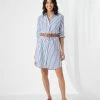 Karen Kane Clothing Stripe Shirtdress
