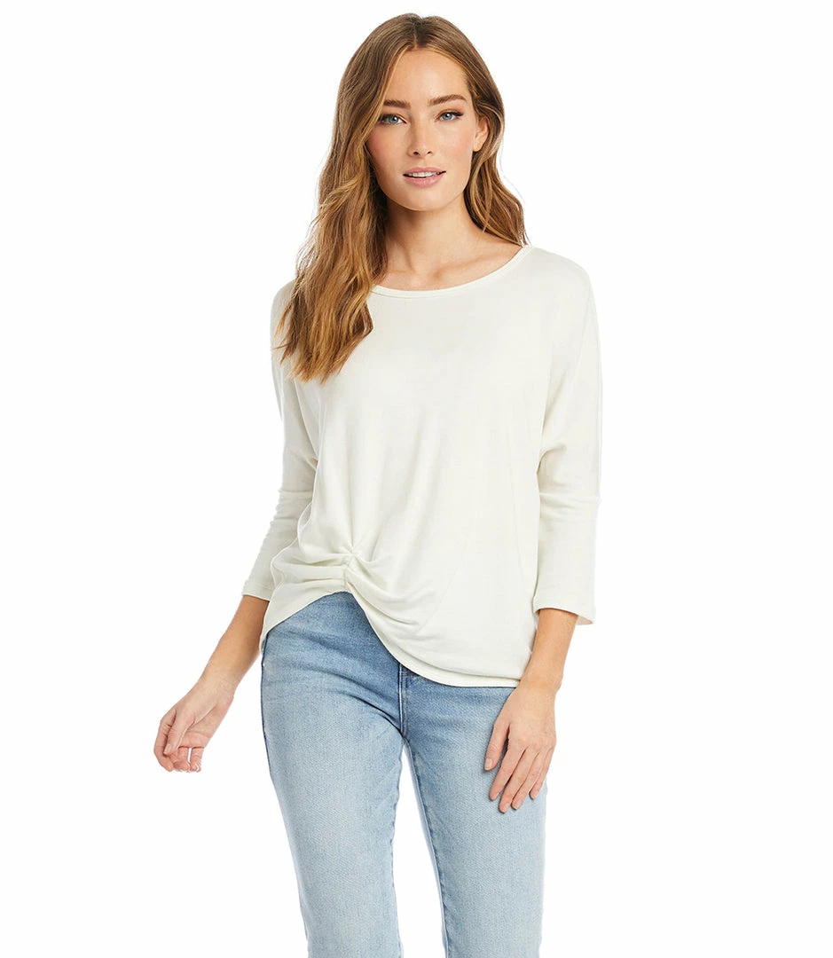 Karen Kane Clothing 3/4 Sleeve Pick Up Top
