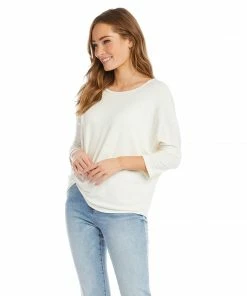 Karen Kane Clothing 3/4 Sleeve Pick Up Top