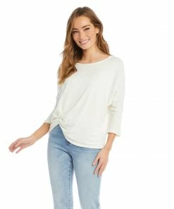 Karen Kane Clothing 3/4 Sleeve Pick Up Top