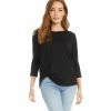 Karen Kane 3/4 Sleeve Pick Up Top Clothing