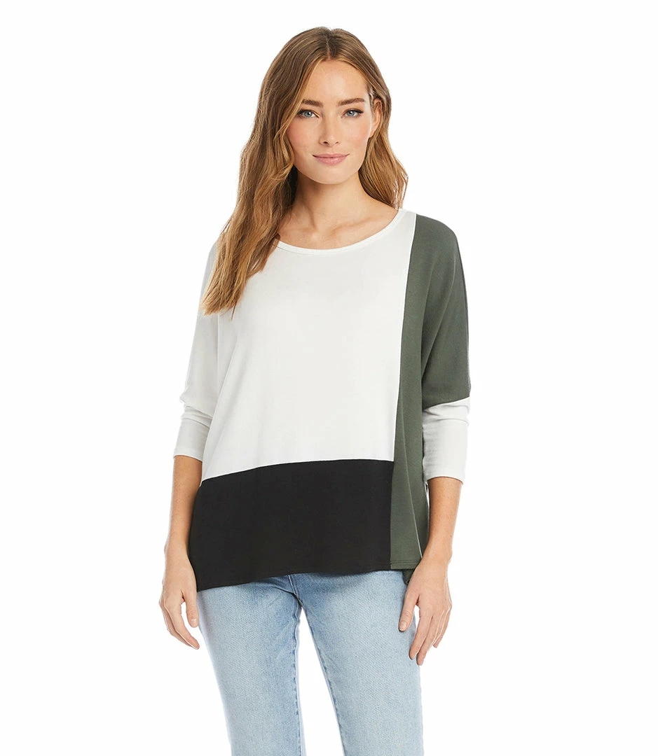 Karen Kane Colorblock Top