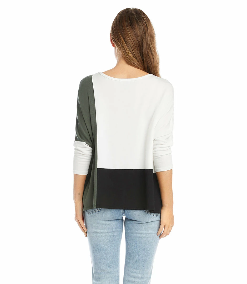 Karen Kane Colorblock Top