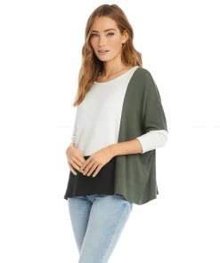 Karen Kane Colorblock Top