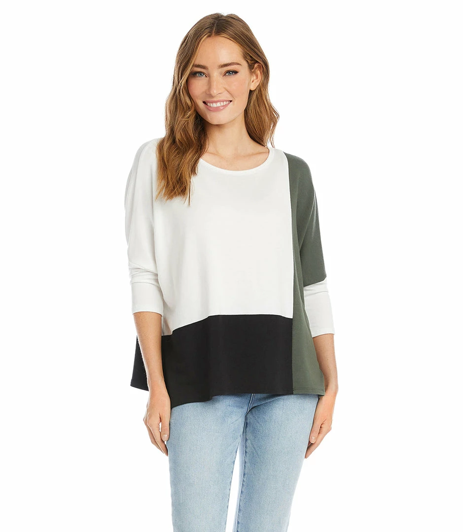 Karen Kane Colorblock Top