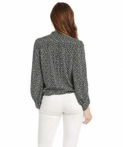 Karen Kane Clothing Blouson Tie-Front Top