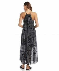 Karen Kane Patch Print Maxi Dress