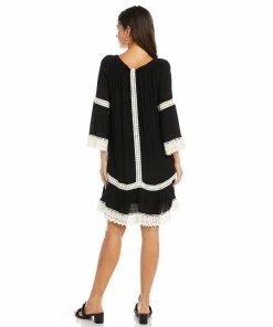 Karen Kane Mixed Lace Dress Clothing