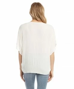 Karen Kane Rattan Buckle Twist Top Clothing