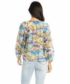 Karen Kane Clothing Peasant Top