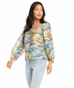 Karen Kane Clothing Peasant Top