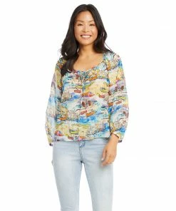 Karen Kane Clothing Peasant Top