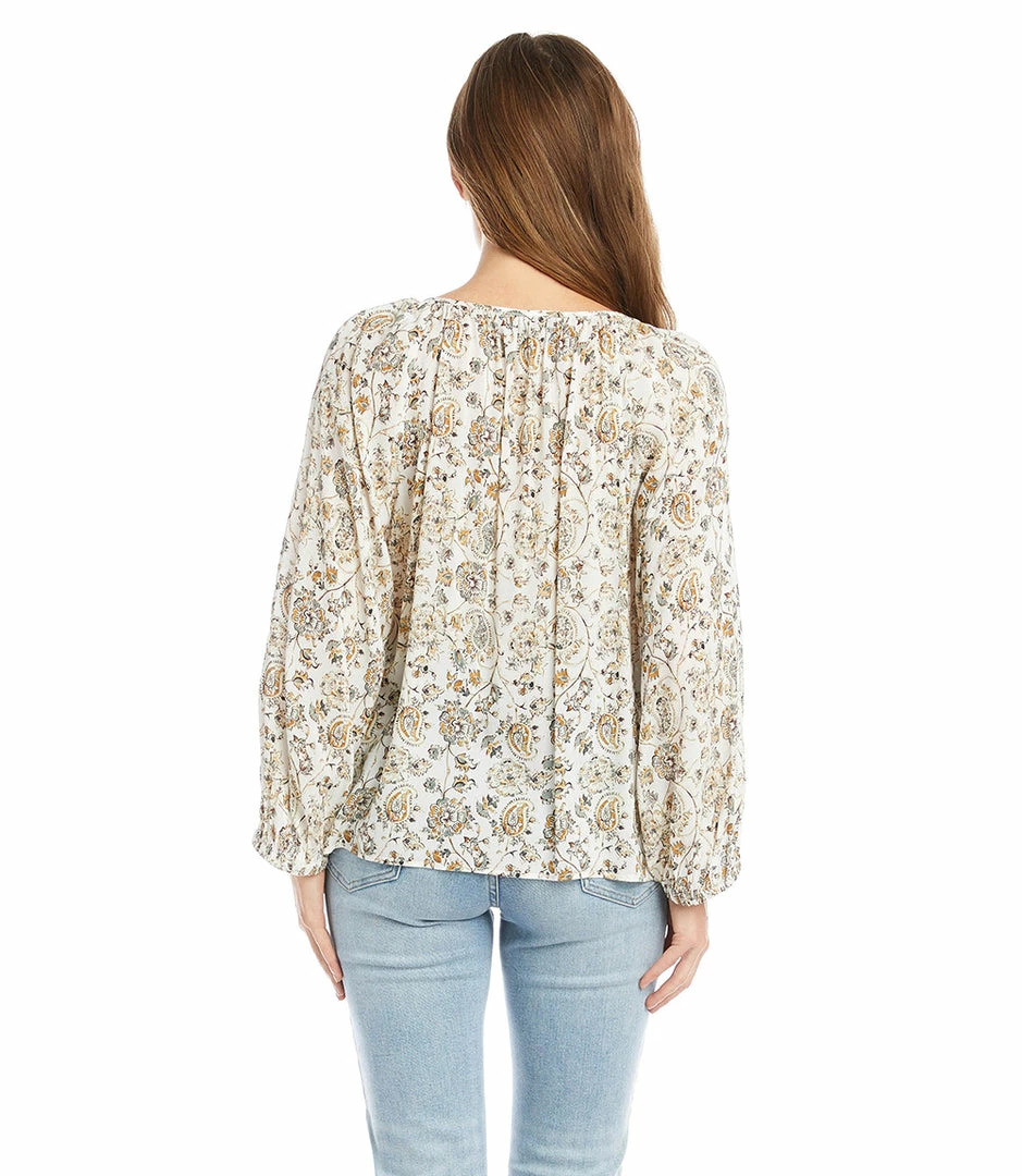 Karen Kane Tops Peasant Top