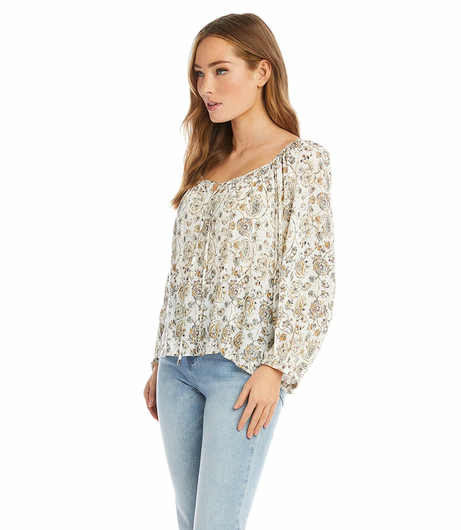 Karen Kane Tops Peasant Top