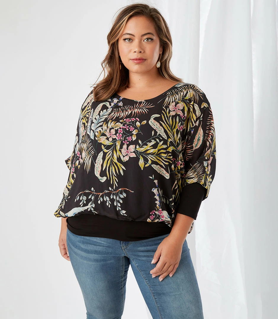 Karen Kane Plus Size Blouson Top