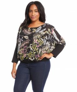 Karen Kane Plus Size Blouson Top