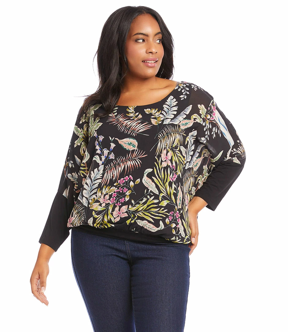 Karen Kane Plus Size Blouson Top