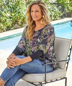 Karen Kane Plus Size Blouson Top