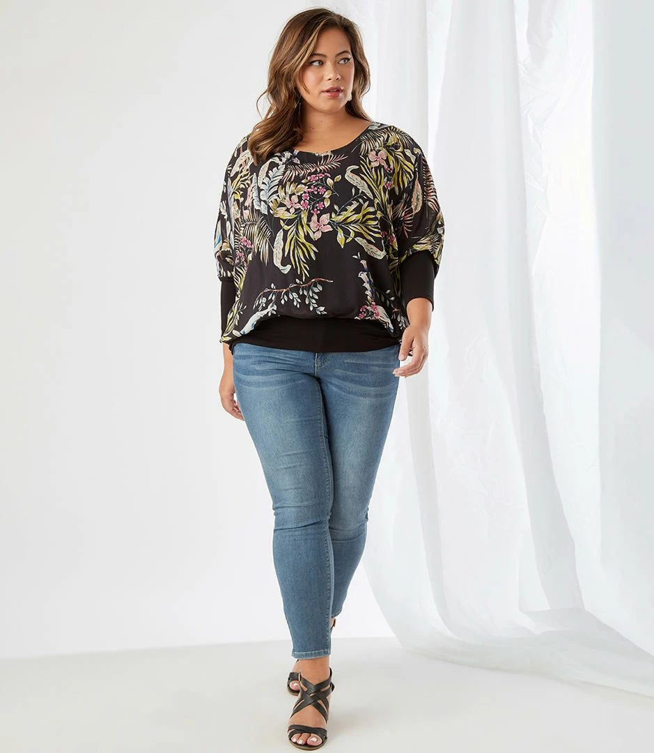 Karen Kane Plus Size Blouson Top