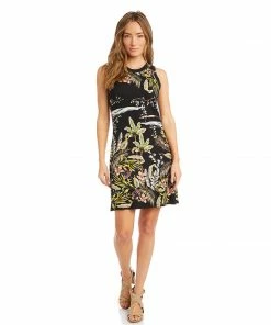 Karen Kane Petite Size Halter Dress