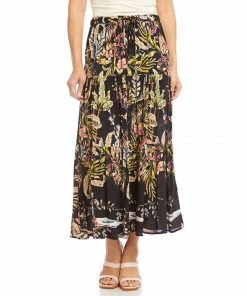 Karen Kane Clothing Tiered Midi Skirt