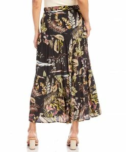Karen Kane Clothing Tiered Midi Skirt