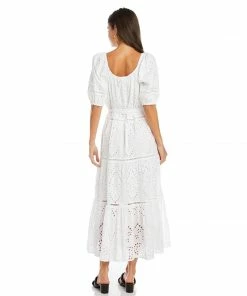 Karen Kane Tiered Eyelet Dress Clothing