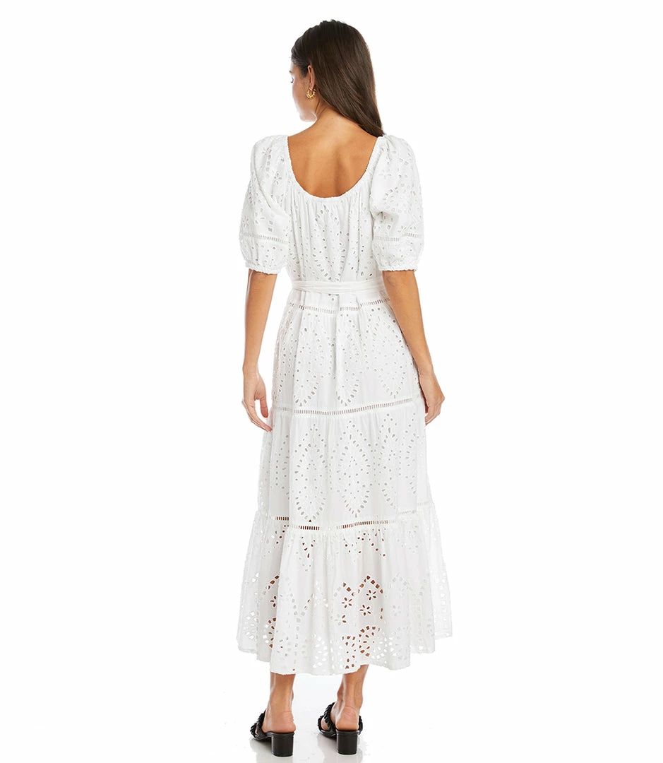 Karen Kane Tiered Eyelet Dress Clothing