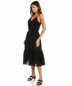 Karen Kane Clothing Tiered Midi Dress