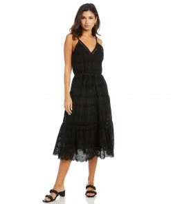 Karen Kane Clothing Tiered Midi Dress