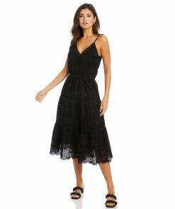 Karen Kane Clothing Tiered Midi Dress
