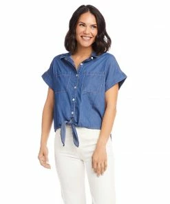 Karen Kane Tie-Front Shirt Best Sellers