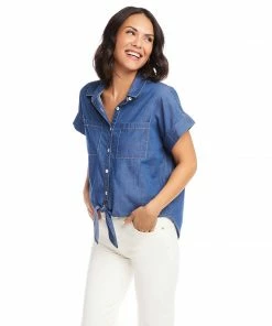 Karen Kane Tie-Front Shirt Best Sellers