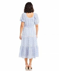 Karen Kane Clothing Tiered Eyelet Dress
