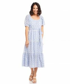 Karen Kane Clothing Tiered Eyelet Dress