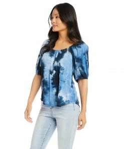 Karen Kane Knit Peasant Top Clothing