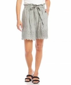 Karen Kane Paperbag Eyelet Shorts New Arrivals