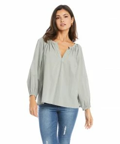 Karen Kane Peasant Top Tops