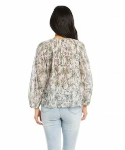 Karen Kane Clothing Petite Size Peasant Top