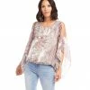 Karen Kane Clothing Cold Shoulder Scarf Top