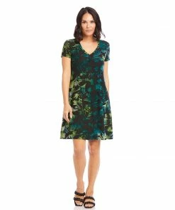 Karen Kane Clothing Quinn V-Neck Pocket Dress